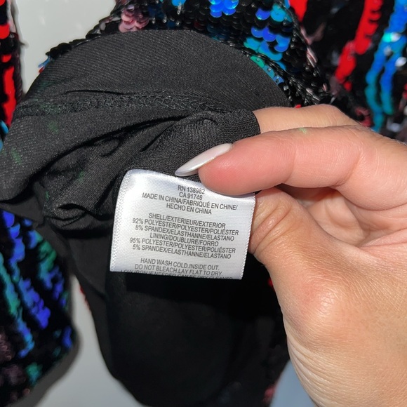 Dress the Population Lola Sequin Bodycon Dress - Picture 7 of 8